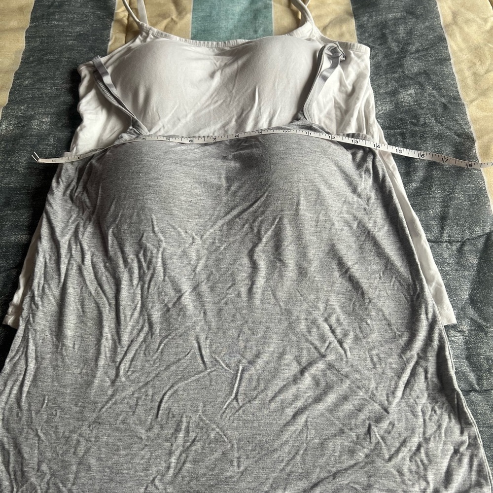 Built-in Bra Padded Camisole EUC 2 pcs